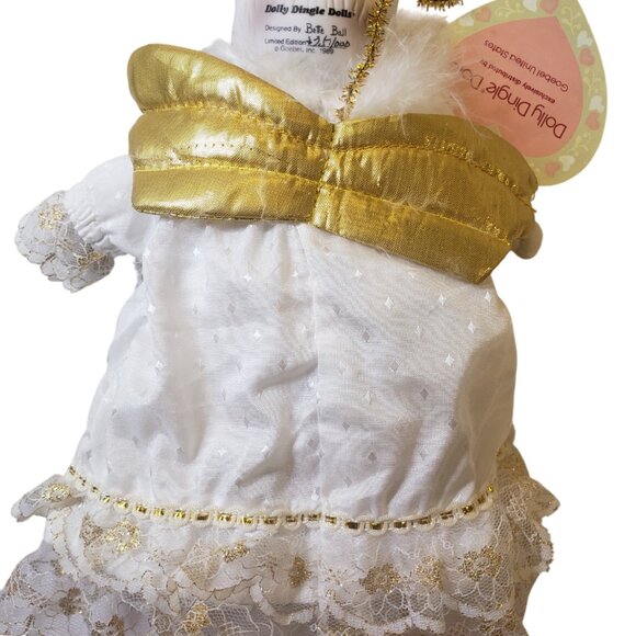 Vintage Goebel Dolly Dingle Angel Cat Doll Bette Ball 1992 375/1000 Limited Ed - Picture 3 of 7